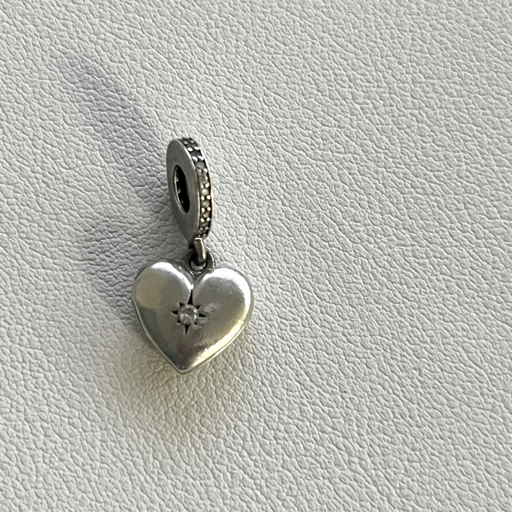 Openable Heart Locket Dangle Charm